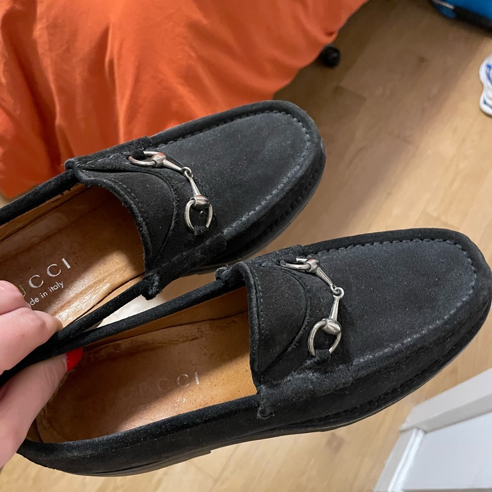 Gucci women’s loafers black size 7.5 - Picture 2 of 4
